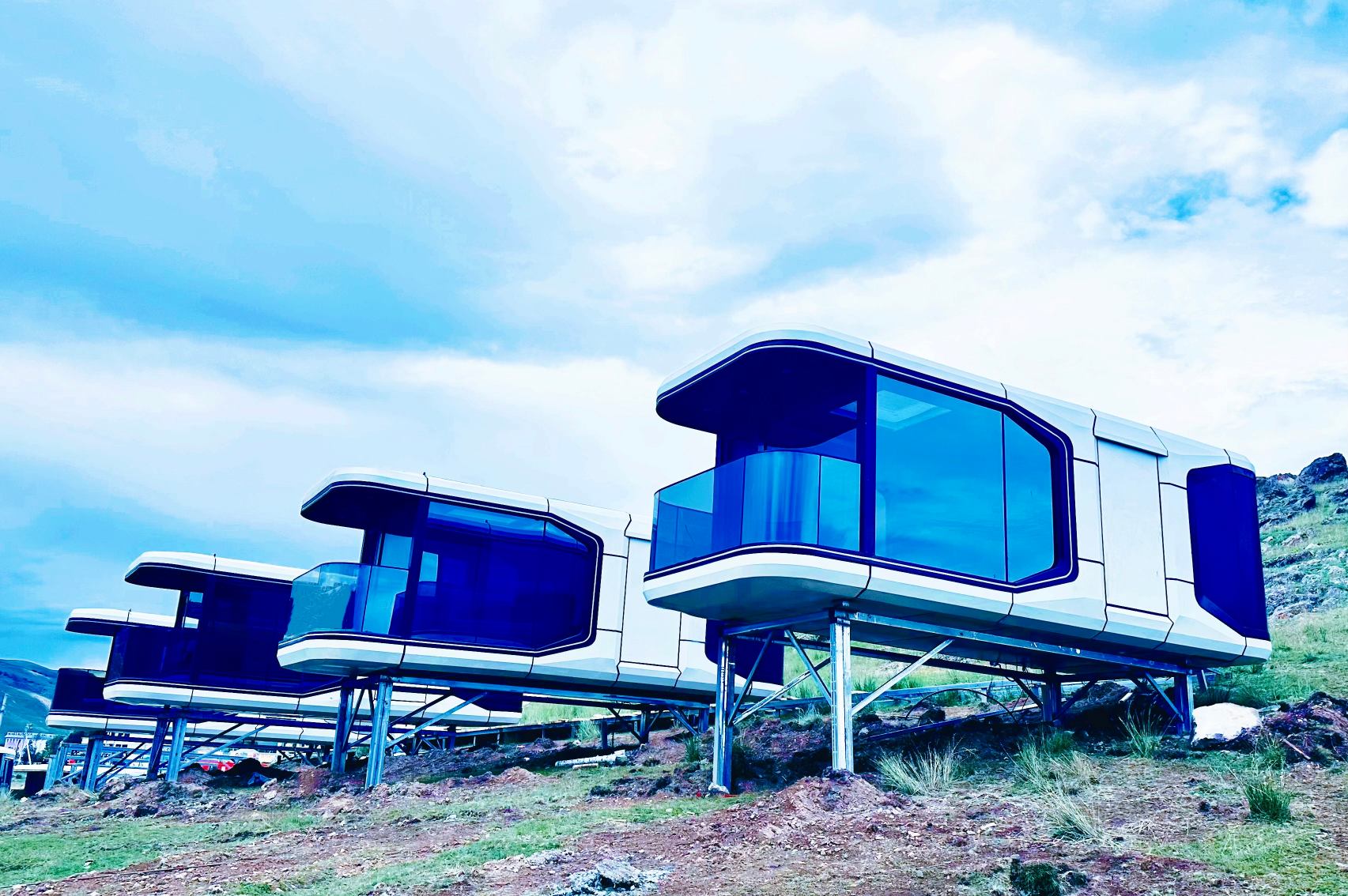 冰川太空舱酒店